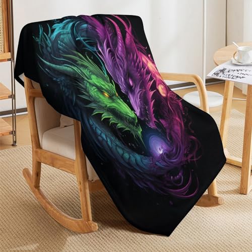 Couverture dragon douce, le cadeau idéal pour enfant et adulte - 7