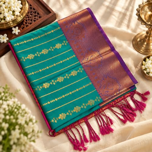 Generic semi silk saree – image 2