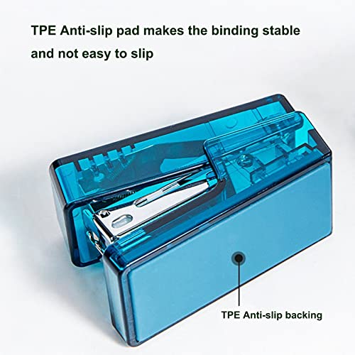 Mini Stapler, 30 Sheet Office Desktop Stapler With 800 Standard(¼”) Color Staples And 640 Standard(24/6) Staples By Wiwue Guo #TOP5