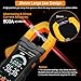 Neoteck Clamp Meter 6000 Counts Clamp Multimeter 800A AC/DC Current Auto Selection Color Screen TRMS Voltage,Capacitance,Continuity,Resistance,NCV,Diode,Frequency for Home,Auto,Industrial,HVAC