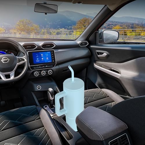 Image of enem Tumbler, Sky Chill, Tumbler with Metal Straw, Sipper, with Lid Leak Proof, 1 Metal Ice Cube, 1 Copper Spring (Tamba), Base Protector, Mug Travel, 1.2L