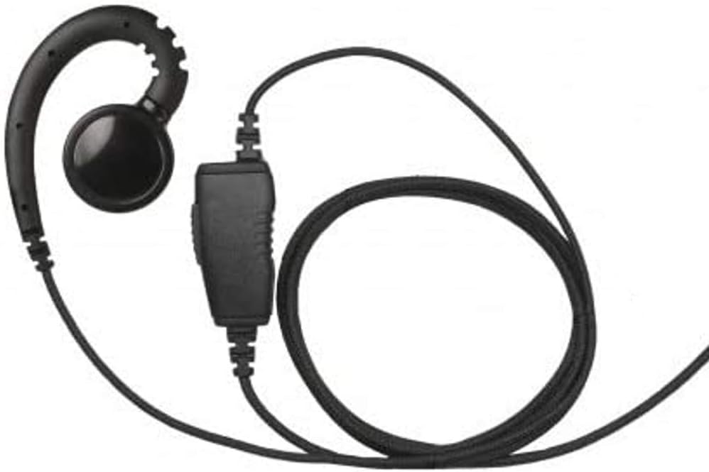 1-Wire Swivel Fiber Cloth Shield Earpiece Mic Large Speaker for Hytera and Titan