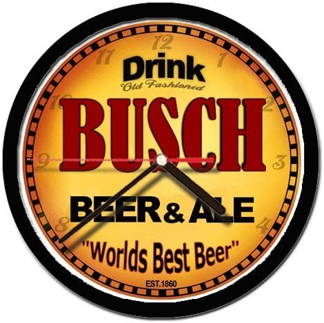 BUSCH beer and ale cerveza wall clock