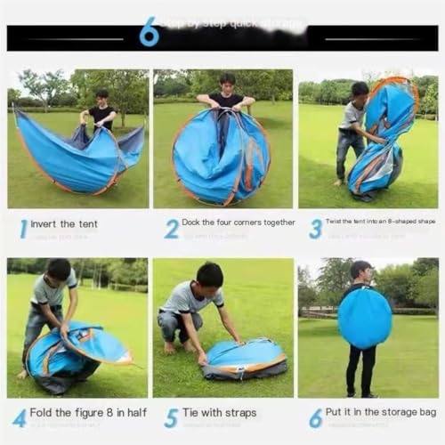 Carpa automática ligera para camping exterior 2 personas miniatura 7