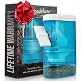 PepperMate Traditional Pepper Mill 723 - Turnkey High Volume Salt and Gourmet Peppercorn Grinder (Aqua)