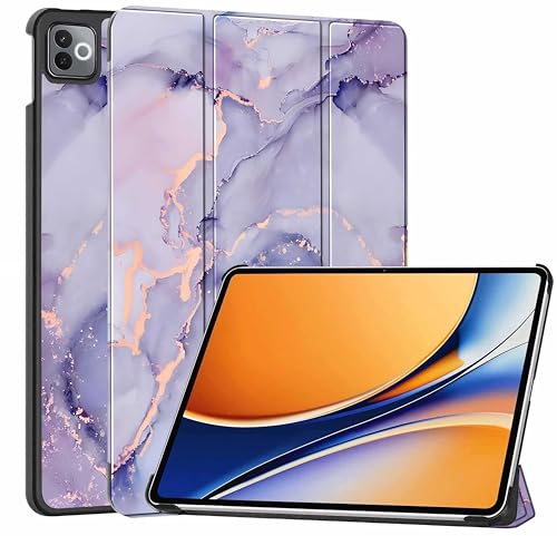 Image of ProElite Case Cover for Realme Pad 3 11.6 inch 2026 Case, Slim Trifold Flip case Cover for Realme Pad 3 11.6 inch 2026 Tablet [Auto Sleep Wake Feature], Marble Purple