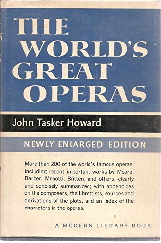 The World's great operas (Modern library of the... B0006AW278 Book Cover
