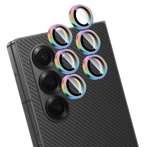 【2枚セット】For Galaxy Z Fold6 カメラフィルム 9H強度 カメラレンズ保護フィルム 全面保護 耐衝撃 飛散防止 キズ防止 高透過率 指紋・汚れ防止 ゼロ気泡 露出オーバー防止 簡単貼り付け