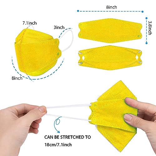 Image of Borje KN95 Face Masks 50 Pack,Breathable Comfortable and Disposable KN95 Mask,Masks for Adults