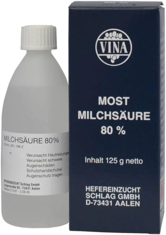 Lactic acid 80% 104 ml (125g) - Organic acid to Must Wine Beer