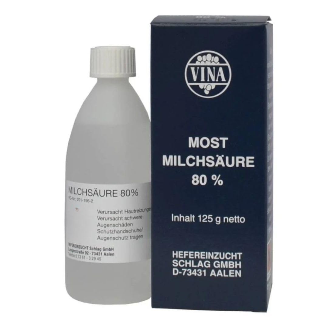 Lactic acid 80% 104 ml (125g) - Organic acid to Must Wine Beer