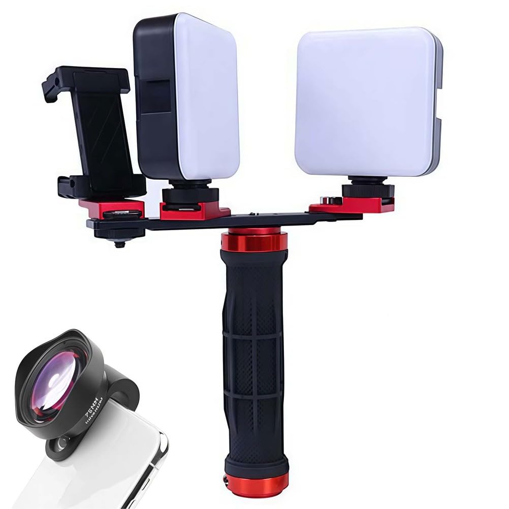 Dental Photography Aid - Supplemento luminoso di riempimento per fotocamere cellulari, ideale per cosmetologia e fotografia macro di prodotti