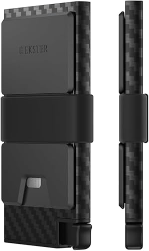 Ekster Aluminum Cardholder Wallet for Men Metal Wallets with RFID Blocking Layer Slim & Minimalist Aluminum Wallet with Push Button for Quick Card