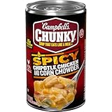 Campbell’s Chunky Soup, Chipotle Chicken Corn Chowder Soup, 18.8 oz Can