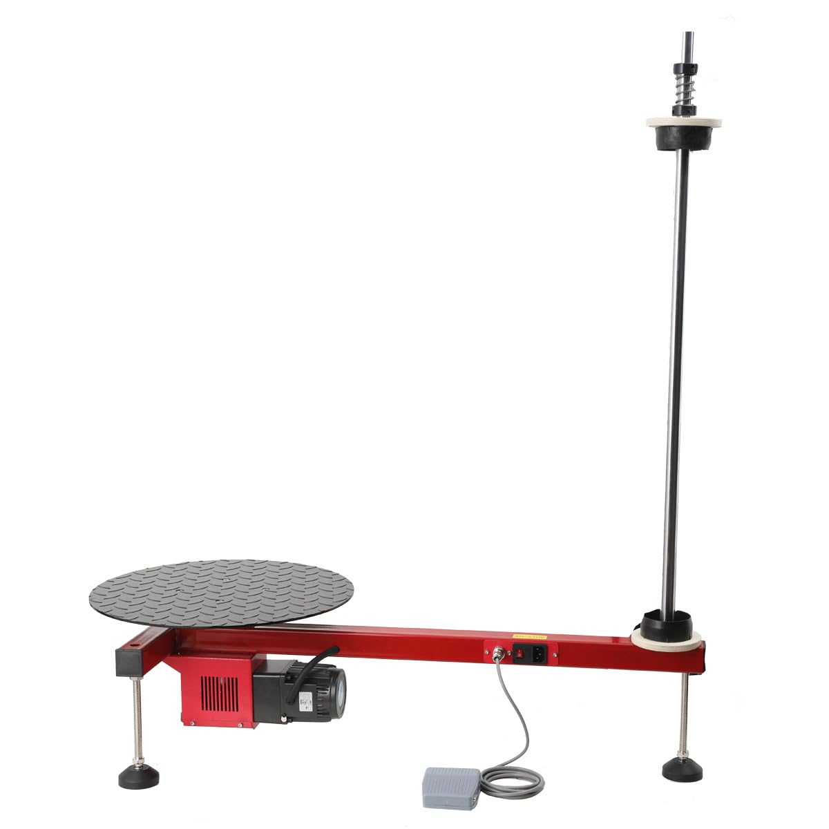 YILIKISS Electric Stretch Wrapping Machine Semi-Automatic Pallet Wrapper 220lb Capacity, Industrial Stretch Film Packing Machine Dispenser for Pallet Wrapping Shipping Moving