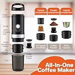 FUNYKICH Portable Coffee Maker with Outdoor Carrying Bag, Travel Car Portable Espresso Maker for Camping, Self-Heating with USB-C, Ground Coffee & Compatible for NS Capsule, for RV, Hiking, Office - Image 3