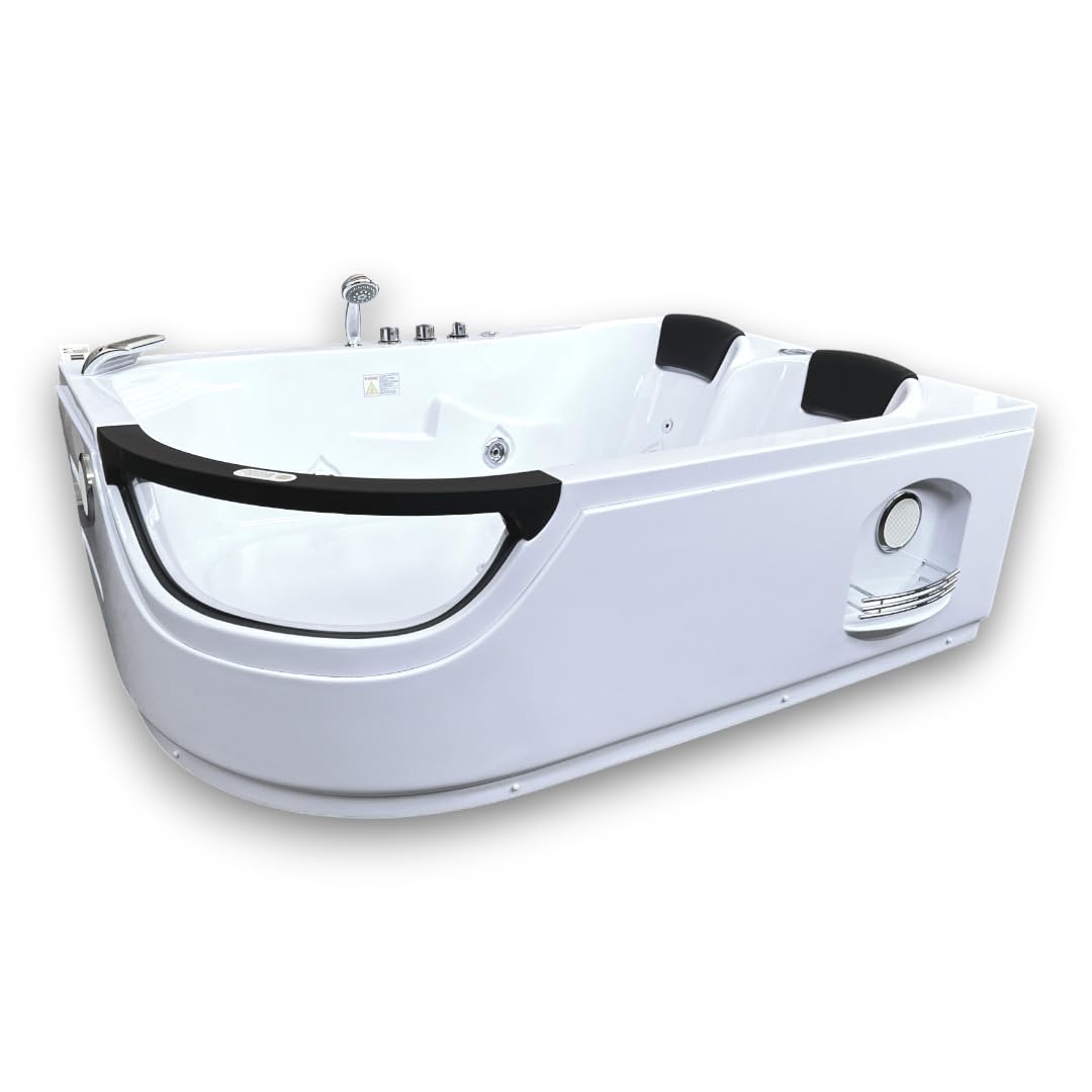 GRAFICA MA.RO SRL Spa con hidromasaje Elite Model 120 X 180 cm de esquina Bañera para
