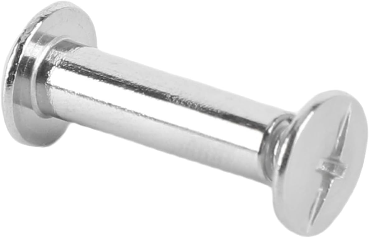 Yosoo Stainless Steel Chicago Screw Set 40 Sets M4 Screw Rivet for Versatile Binding and Decorative Tasks