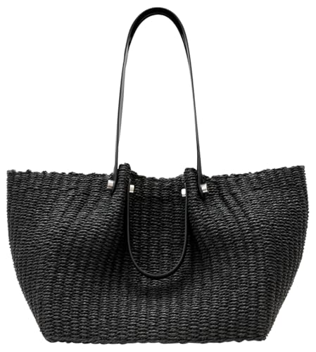 AllSaints Women's Handbags Allington Paper Tote Black
