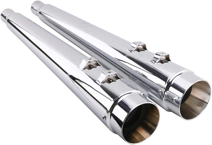Buy Street Glide Exhaust Pipe Classic Chrome Megaphone SlipOn