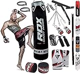 【Hochwertiges Boxsack-Zubehör】 RDX bietet hochwertiges, langlebiges und technologisch fortschrittliches Boxsackzubehör, um die Athleten zu entspannen und sich für die besten Produkte zu entscheiden, die ihnen zur Verfügung stehen. Wir bieten Ausrüstung in Form von D-Fesseln, Box Sack Riemenhaken, Box Sack Drehgelenk, Wandhalterungen und Deckenhaken etc. an. Mit feiner Materialqualität und garantierter Haltbarkeit können Sie bequem auf zweifelhafte Gedanken verzichten.