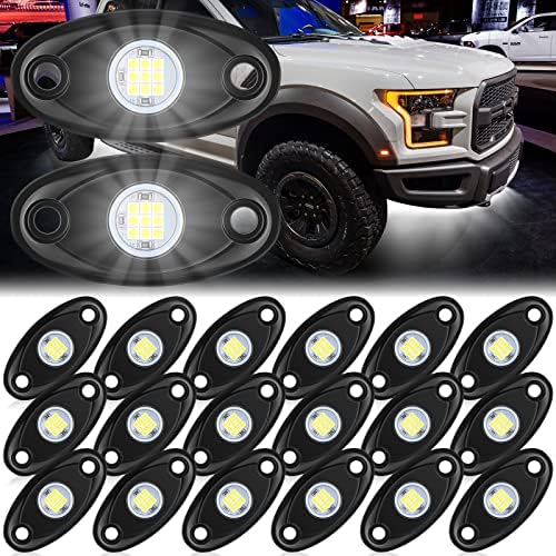 Aukmak 4 Pods LED Rock Lght Kt for Jeep ATV SUV Offroad Car Truck Aukmak 4 Pods LED Rock Lght Kt for Jeep ATV SUV Offroad Car Truck