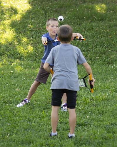 Betzold Sport - Bouncing-Ball-Set, Rückschlagspiel, Sport, mit 2 Netzen und einem Ball