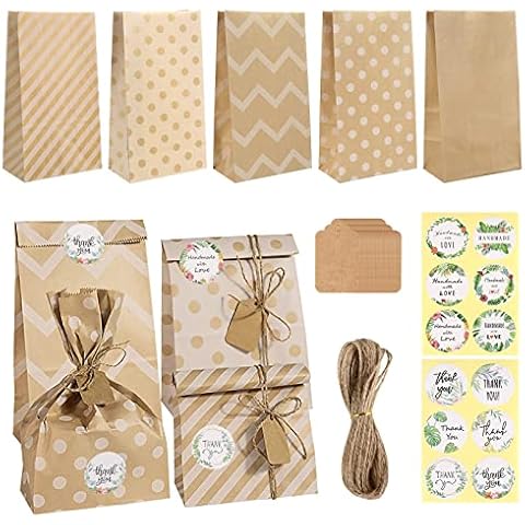 Czemo Bolsas de Papel para Regalos 30 Piezas Cover