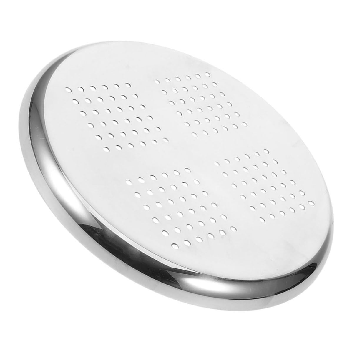 Assise ronde en acier inoxydable, finition brossée haut de gamme pour tabouret