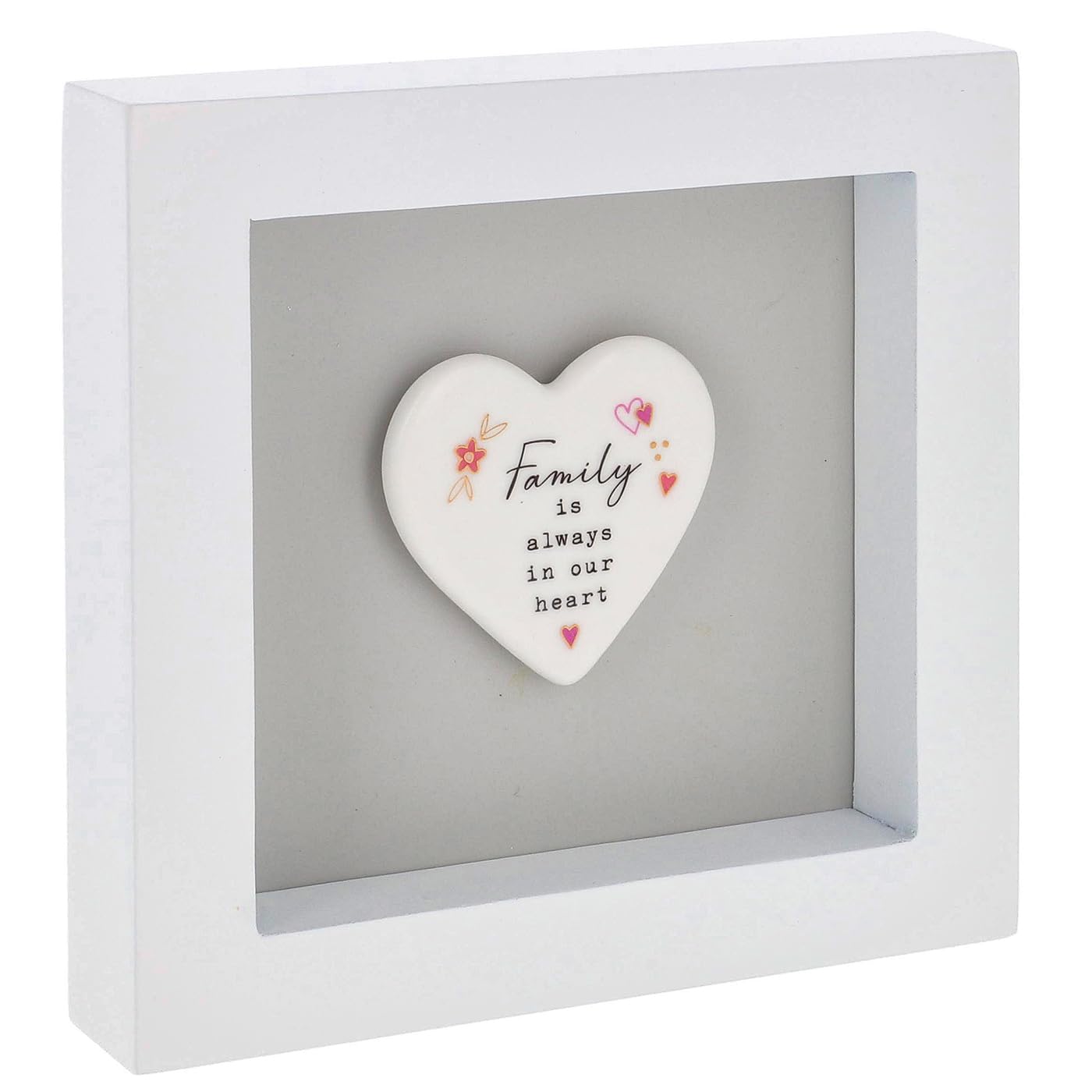 Heartfelt Art Family Always In Our Heart Sweet Blossoms Wall Plaque Gift Idea