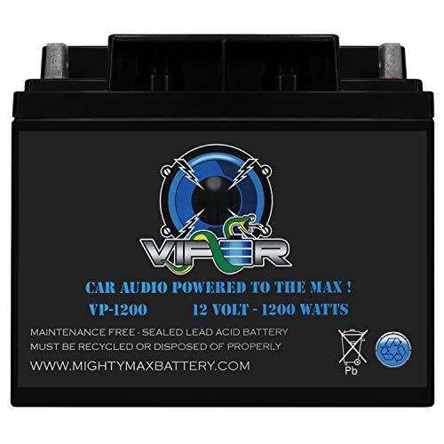 Mighty Max Battery Viper by Mighty Max Battery VP-1200-12 Volt 50 AH,…