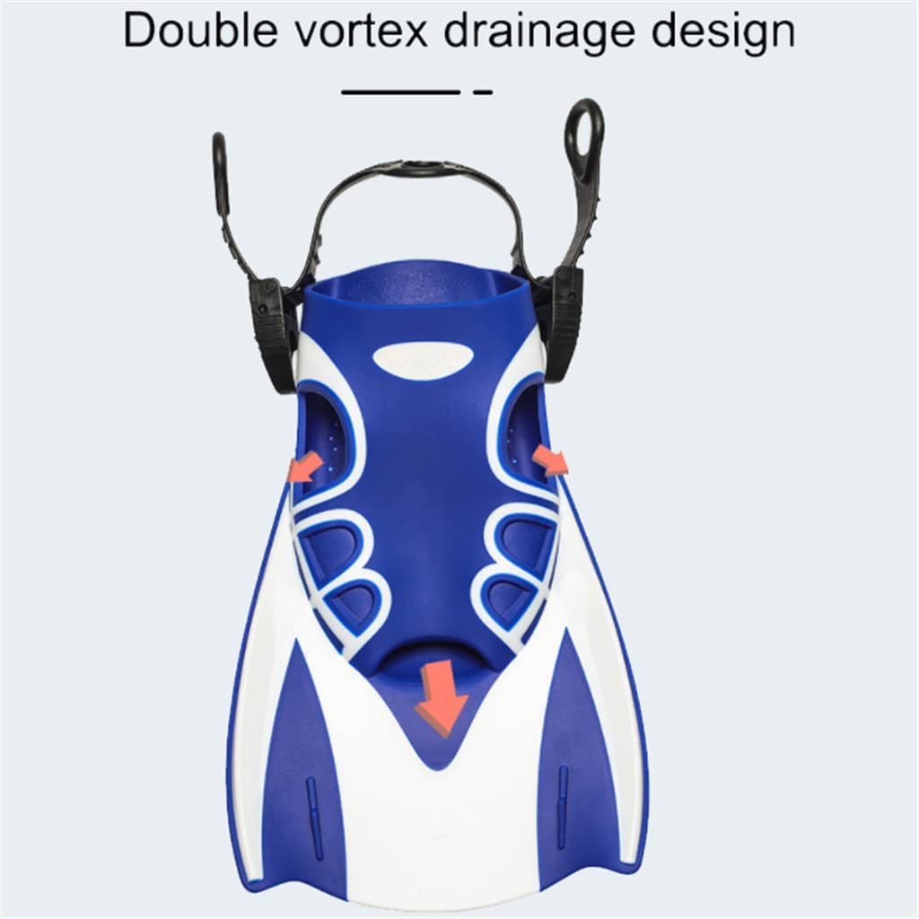 Scarpe da Spiaggia. Pinne Regolabili Antiscivolo TRP Scarpe da Nuoto e Immersioni Pinne Corte Professionali for Snorkeling Attrezzatura Subacquea