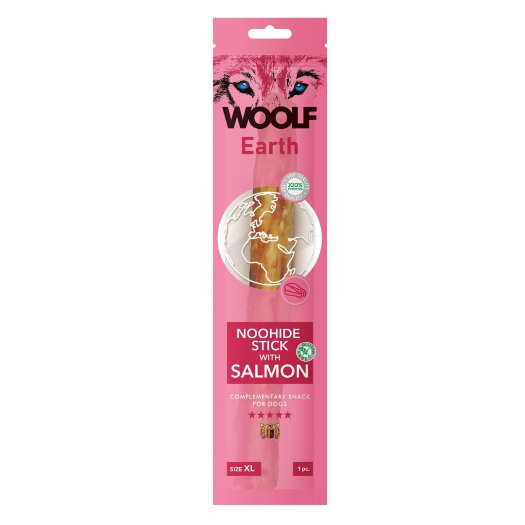 Pack 10x85g - Snacks Naturales Perros - Premios Salud Articular - Dog Treats Alta Digestibilidad - Sin Cuero Crudo Sin Cereales - Colágeno Perros Articulaciones - Omega 3 Piel y Pelaje - XL Salmón
