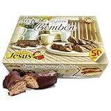 Lazos de Hojaldre con Chocolate y Miel, Cobertura al Cacao 24% – Pack 50 Uds (2,5 kg) – Sin Conservantes ni Colorantes – Bollería para Desayuno y Merienda