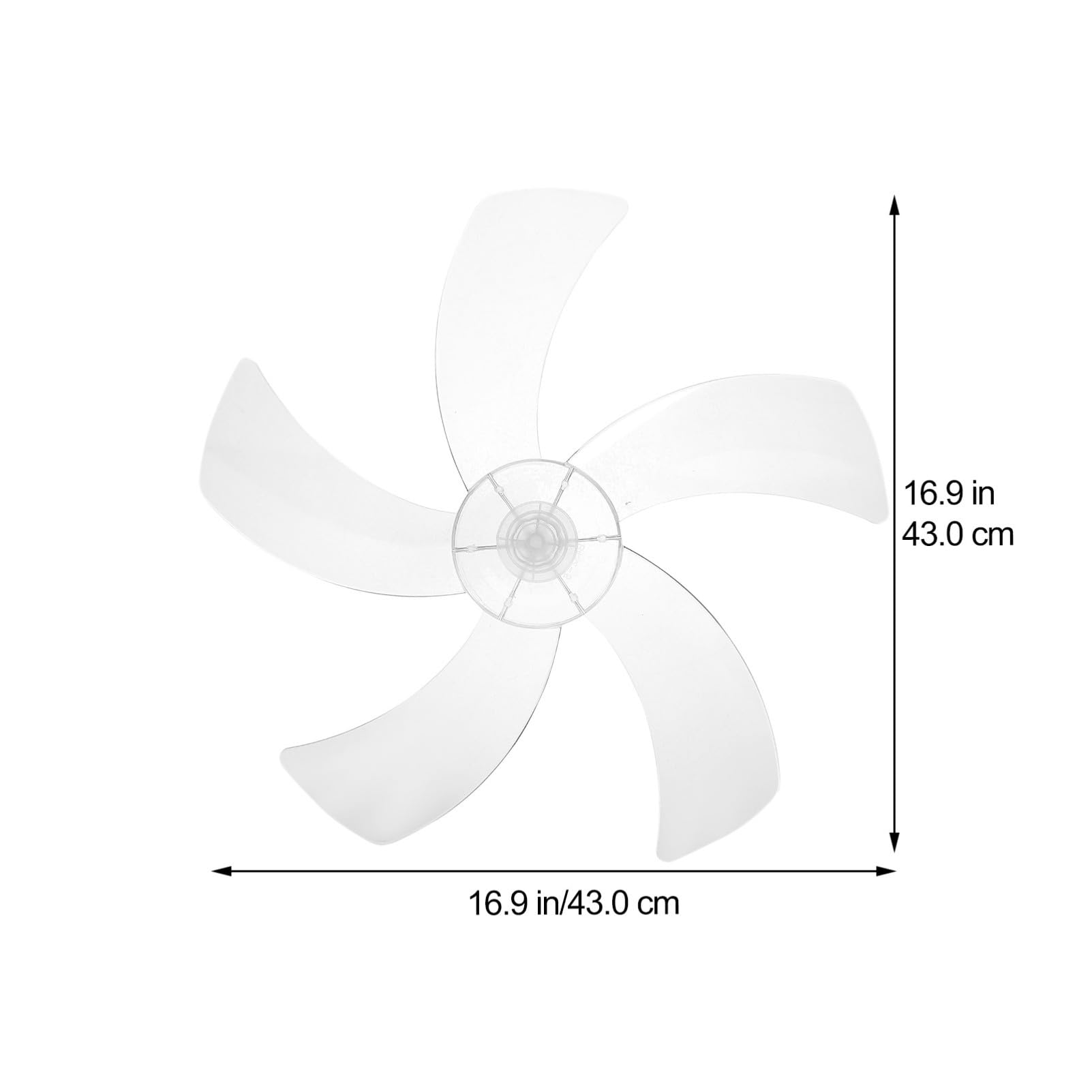 Ventilatore Grandi Ventole in Lega di Alluminio, Bianco
