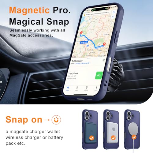 Image of MOCCA Magnetic Shockproof for iPhone 17 Case,Deep Blue