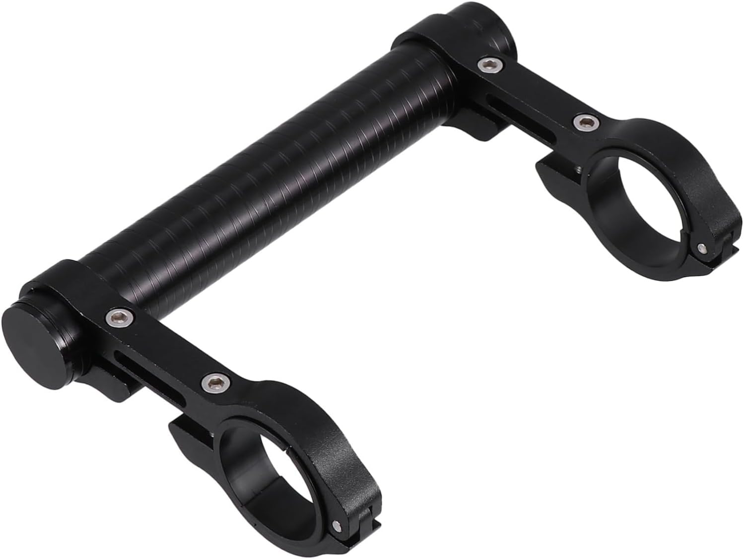 Garneck Aluminum Alloy Bike Stopwatch Handlebar Extender Bracket for Accessories Double Clamp Extension Mount for Light and Phone Holders Compatible with Polygonal Design