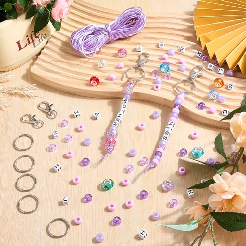 Kit de cuentas para llaveros DIY que soluciona la falta de accesorios 5
