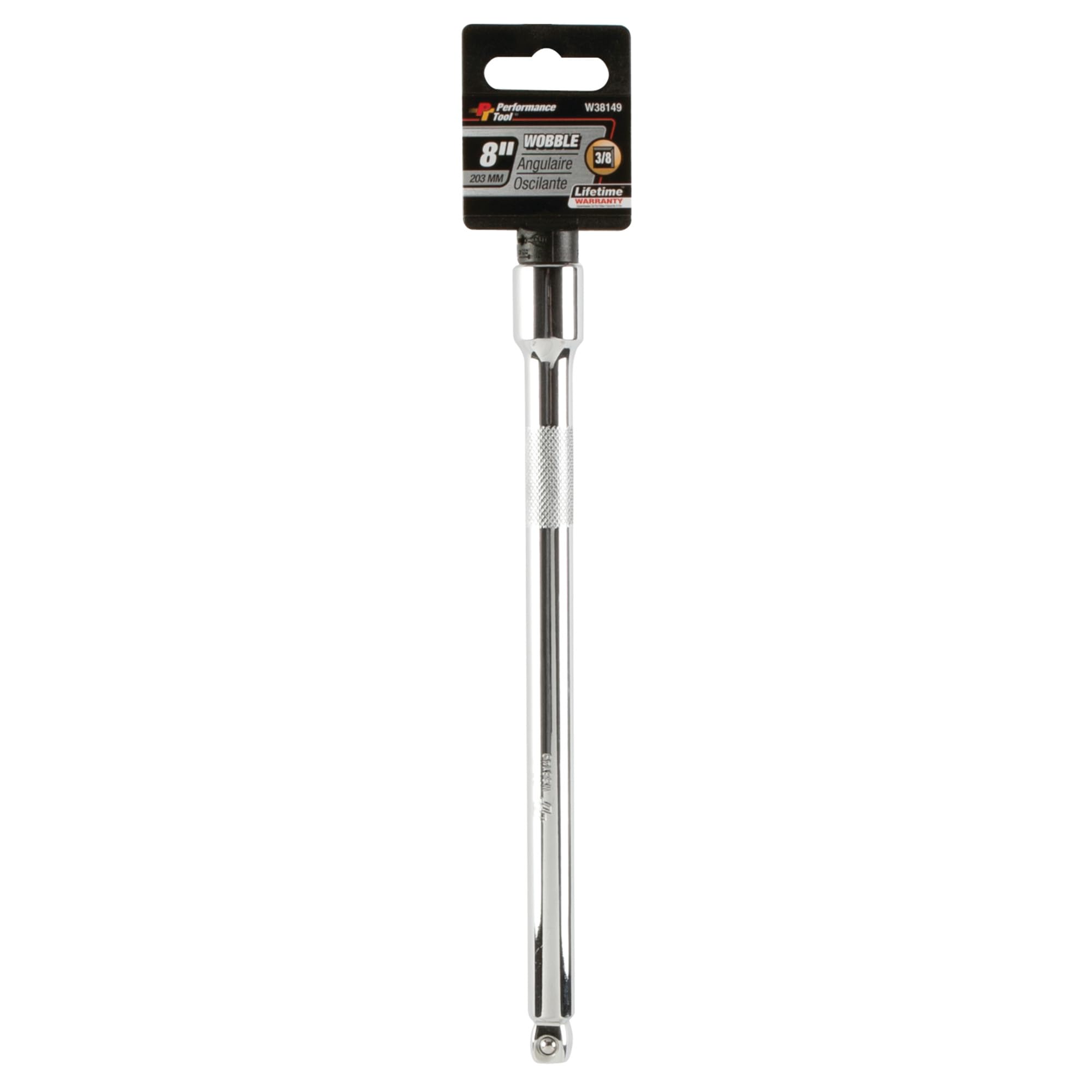 Performance Tool W38149 Bar-8" 3/8" Dr 8" Wobble Extension