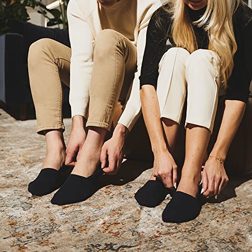 Image of Cloud No Show Socks Non Slip Loafer Sneaker Flats Boat Shoe Invisible Low Cut Liner Cotton Socks For Mens and Womens