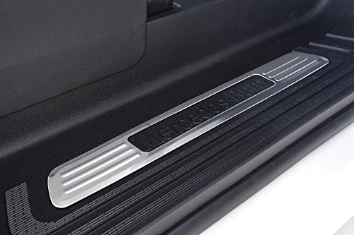 Seuil de porte Mercedes V-Klasse en acier inox intérieur tuning-art antidérapant - 4