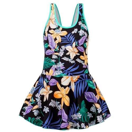 Image of Girls One Piece Unicorn Swimsuit Mermaid Swimwear Rainbow Bathing Suit