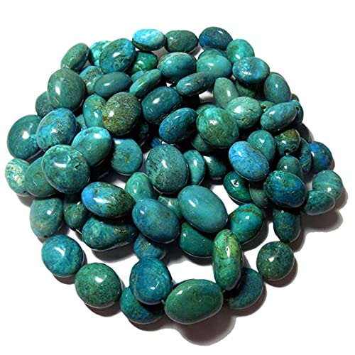 Perles de Turquoise de taille mixte en forme de galet lisse pour la création de bijoux uniques