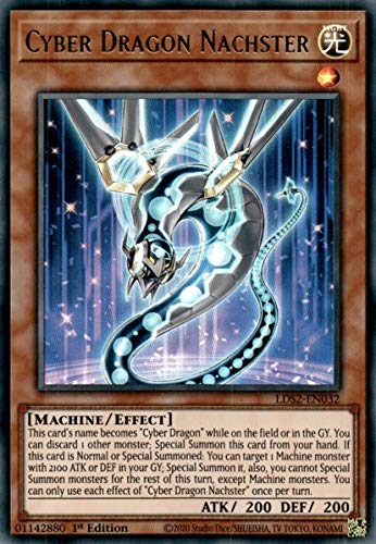 Amazon.com: Cyber Dragon Nachster - LDS2-EN032 - Ultra Rare