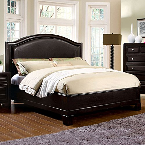 24/7 Shop At Home Winsor Elegant Style Espresso Finish Queen Size 6-Piece Bedroom Set #TOP1