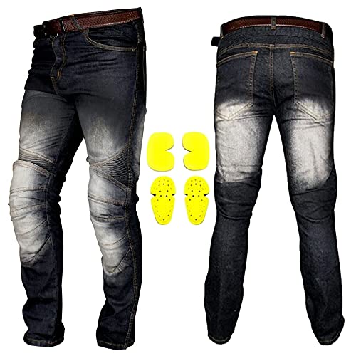 Hive Moto Men's Motorbike Jeans CE Armor Black 32x29