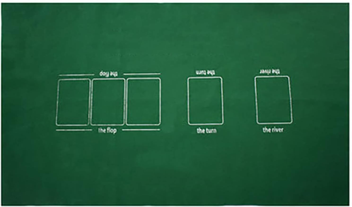 Poker Table Top15376.5 cm, Easy to Carry, Felt Table Cloth, Waterproof, Non-Foldable Mahjong Playing Card Table Cloth
