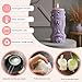 XIAOSHUI Stripe Wave Cylinder Candle Molds Roman Column Silicone Candle Mold for Candles Making Resin Casting Aromatherapy Candles Gypsum Polymer Clay Craft Home Decorate