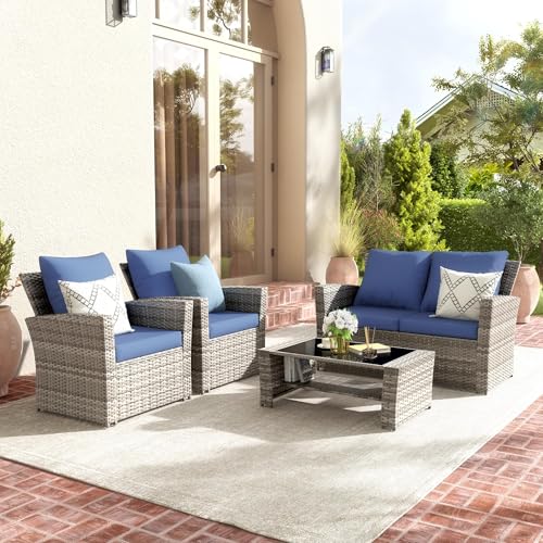 Vonzoy 4 Pieces Patio Furniture Set thumb #1