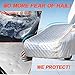 Anti-Hail Car Cover Custom fit for Toyota Hilux 2021-2026 Car Cover Hail Protection Rain Sun Dust All Weather Protection with Side Zipper